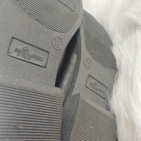 Fergalicious By Fergie Knee High Riding Both side zipper Boots Women's size 11M - Picture 13 of 15